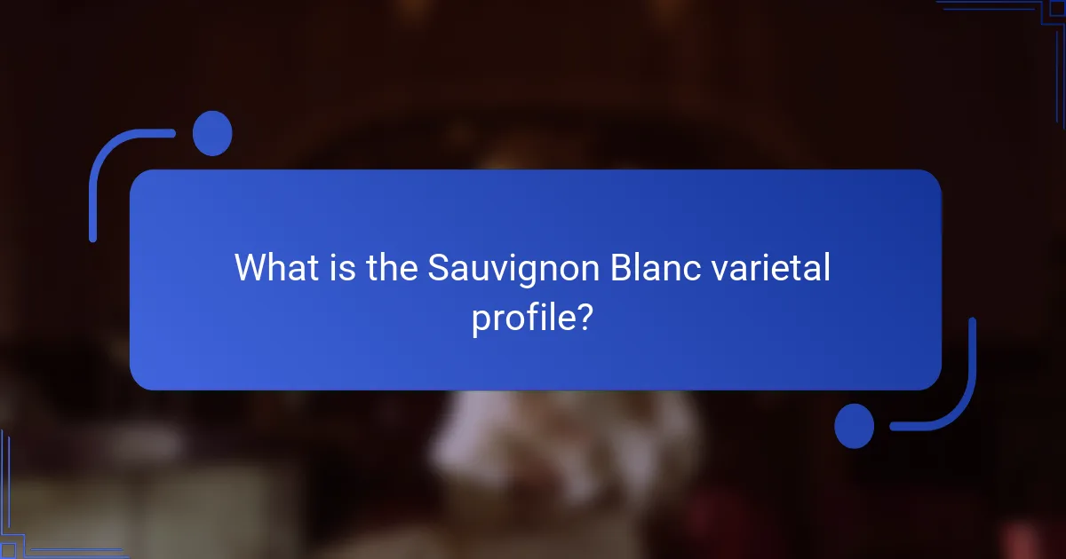 What is the Sauvignon Blanc varietal profile?